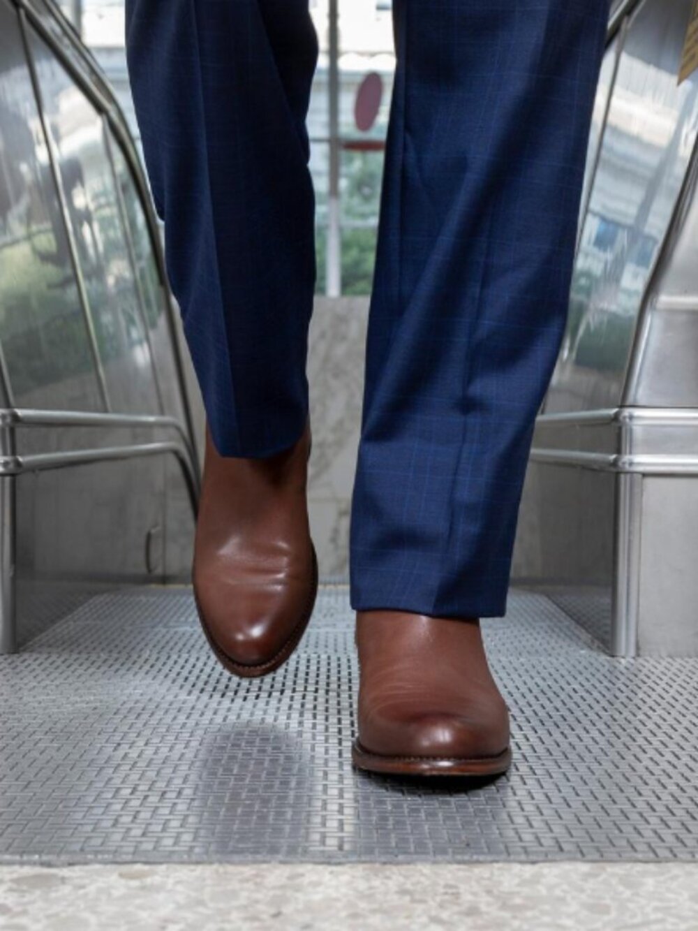 Tecovas The Chance Boots in Chestnut Calfskin 12EE